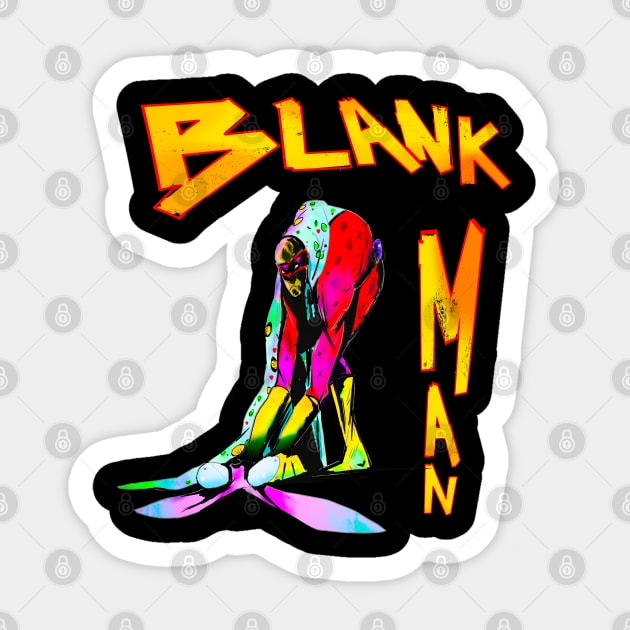 Blankman and skratchz Sticker by Ninjanese_art